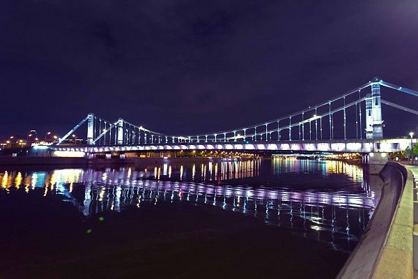Управление художественной подсветкой Крымского моста
