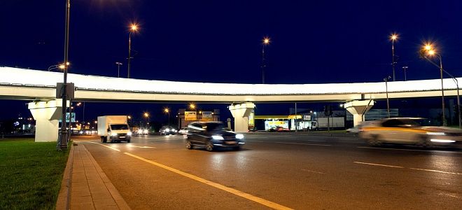Эстакады Варшавского шоссе оснащены технологиями художественного освещения