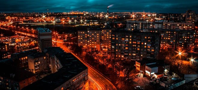 Энергоэффективное управление линиями освещения на улицах Александрова
