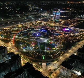 Архитектурно-художественная подсветка Парка Международного делового центра Tashkent City